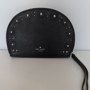 Kate Spade Black Studded Wristlet